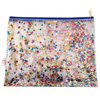 Small Glitter Project Bag (Blue Trim) Accessories Mopsey Designs 
