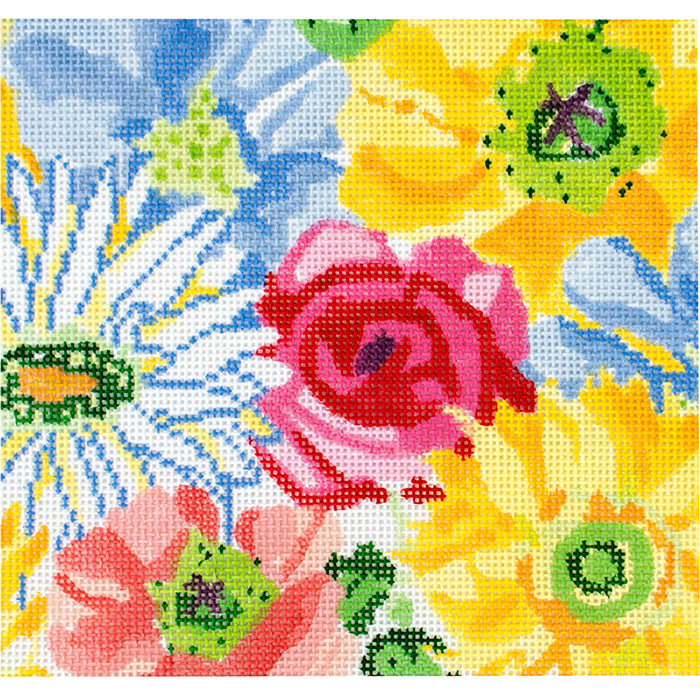 Small Sunshine Garden JS Painted Canvas Jean Smith 