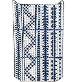 Small Treasures Tri Fold Clutch   Geometric Painted Canvas KCN Designers 
