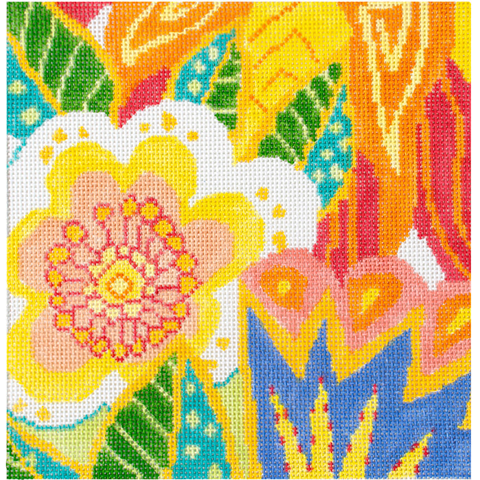 Small Tropical Garden 1 Painted Canvas Jean Smith  - 1