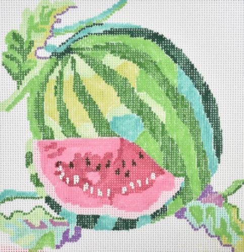 Small Watermelon Painted Canvas Jean Smith  - 1
