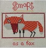 Smart as a Fox Painted Canvas Birds of a Feather 