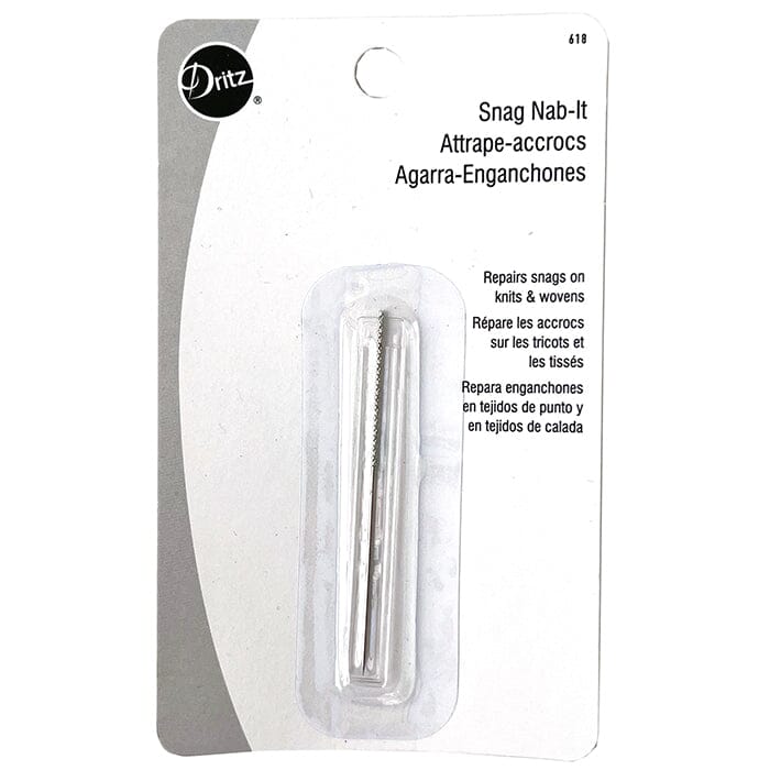 Snag Nab It Dritz Tool by Dritz. get 1 Pack or 2 Use to Fix Snags in Knits  and Wovens. Dritz 618 