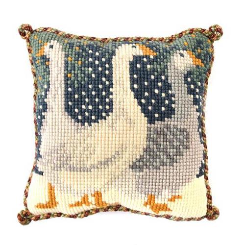 Snow Geese Needlepoint Kit Kits Elizabeth Bradley Design 

