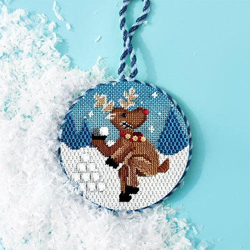 Reindeer Faces Ornaments Kit –