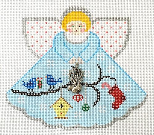 Snowbirds Angel – Needlepoint.Com