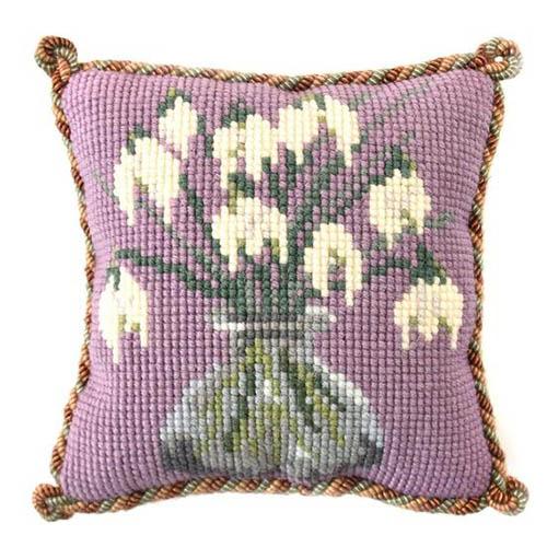 Snowdrops Needlepoint Kit Kits Elizabeth Bradley Design 
