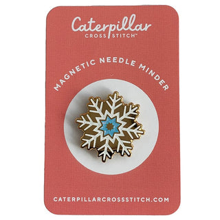 Snowflake Enamel Needleminder Accessories Caterpillar Cross 
