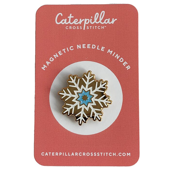 Snowflake Enamel Needleminder Accessories Caterpillar Cross 
