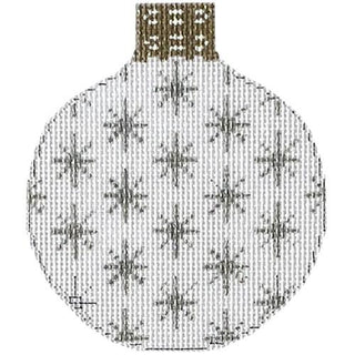 Snowflake Reflection Bauble Painted Canvas Whimsy & Grace

