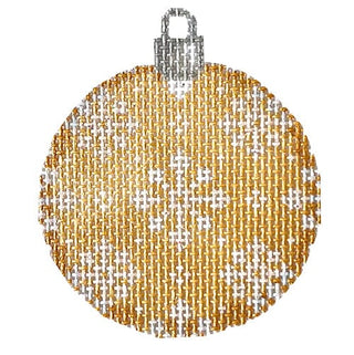 Snowflake Repeat Mini Ball Painted Canvas Associated Talents 
