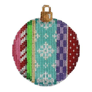 Snowflakes Patterns Mini Ball Painted Canvas Associated Talents 
