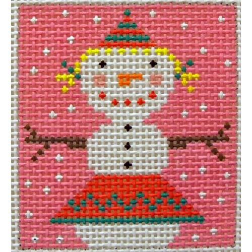 Snowgirl Painted Canvas Birds of a Feather  - 1