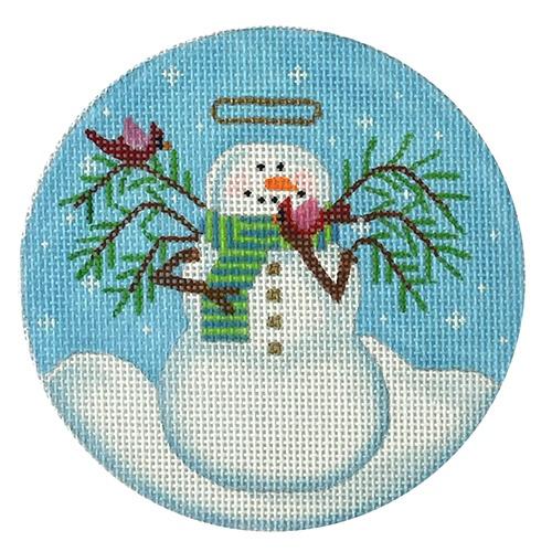 Snowman Angel Painted Canvas Pepperberry Designs 