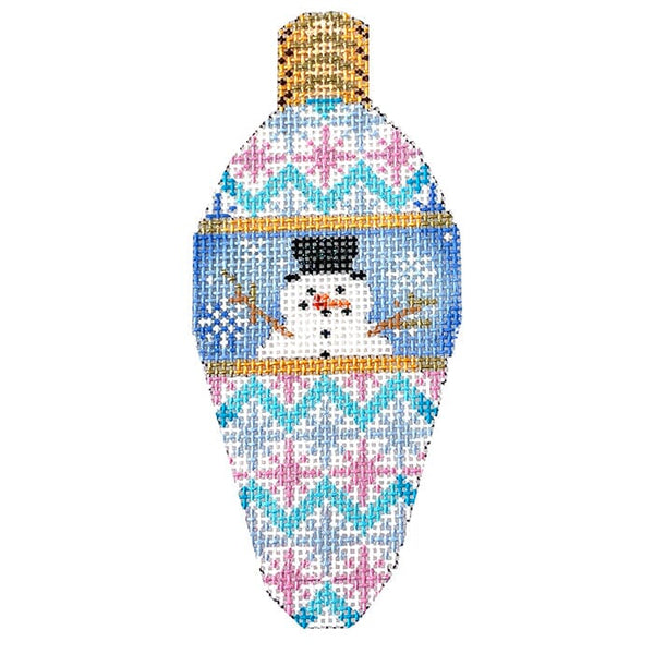 Alice Peterson Home Creations Holiday Edition Needlepoint Stocking Kit-  Snowman