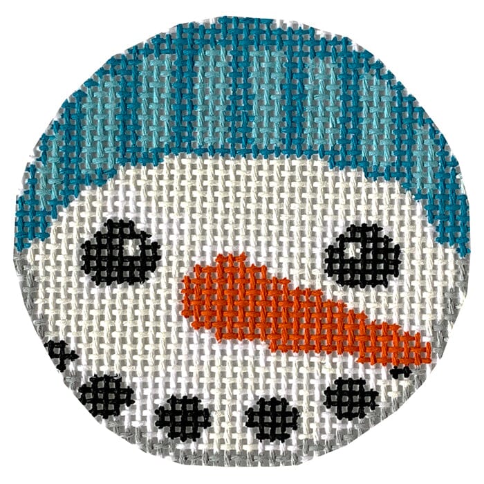 Snowman Face Painted Canvas CBK Needlepoint Collections 