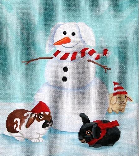 Snowman & Friends Painted Canvas Scott Church Creative 