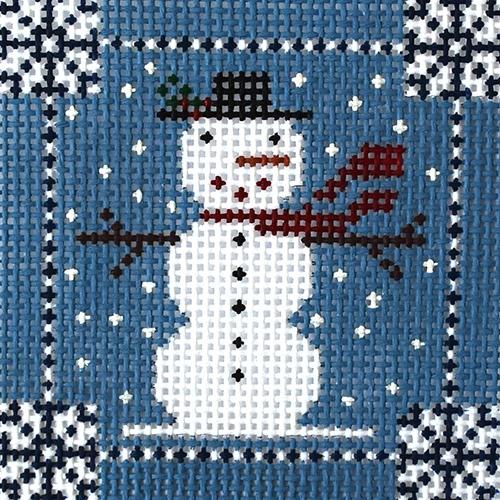 Snowman Painted Canvas Birds of a Feather  - 1