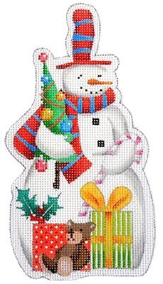 Snowman Painted Canvas Kirk & Bradley 
