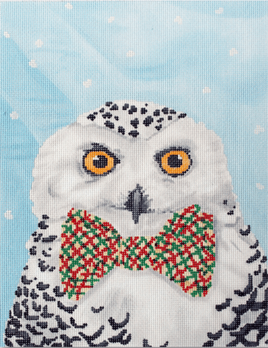 Snowy Owl Painted Canvas Scott Church Creative 
