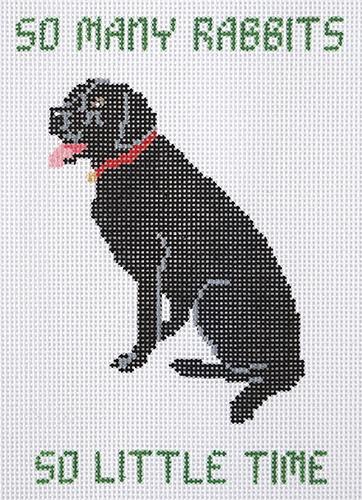 So Many Rabbits Painted Canvas Doolittle Stitchery 
