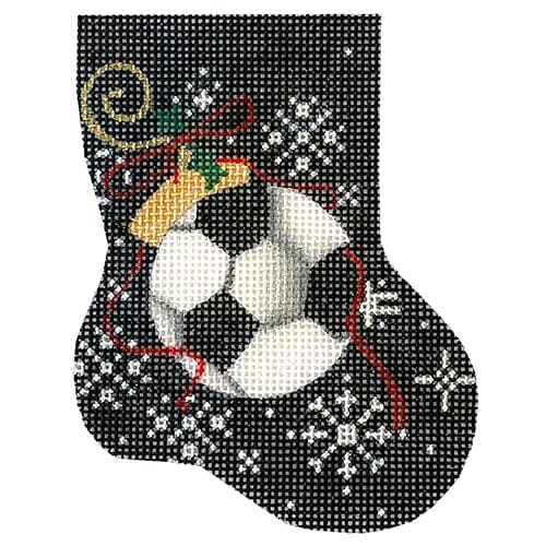 Soccer Mini Sock Painted Canvas Associated Talents 