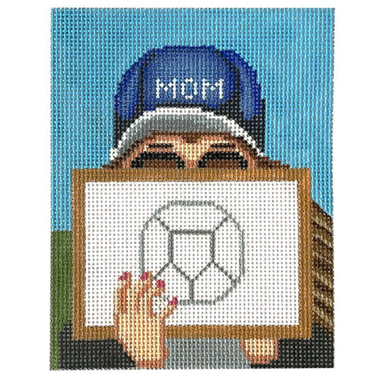 Soccer Mom Portrait Painted Canvas Alice Peterson Company 