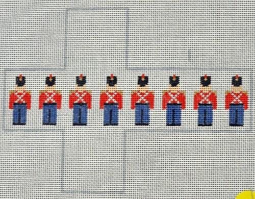 Soldiers Package Painted Canvas Kathy Schenkel Designs  - 1