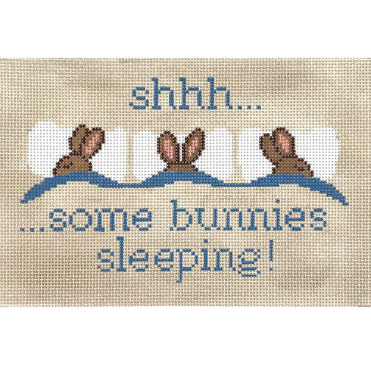Some Bunnies Sleeping Painted Canvas Le Point Studio 