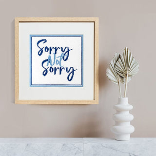 Sorry Not Sorry Kit Kits Needlepoint To Go 

