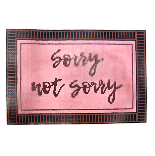 Sorry Not Sorry Painted Canvas Thorn Alexander 
