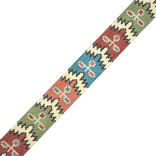 Southwest Thunder Belt Painted Canvas The Meredith Collection  - 1