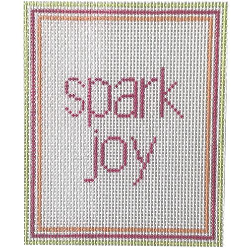 Spark Joy Square Painted Canvas KCN Designers 