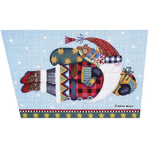 Special Delivery Santa Cuff (DM) Painted Canvas Melissa Shirley Designs  - 1
