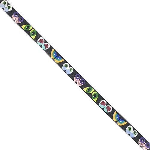 Spooky Eyes Belt Painted Canvas The Meredith Collection  - 1