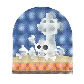 Spooky Object   Bones Painted Canvas Kirk & Bradley 
