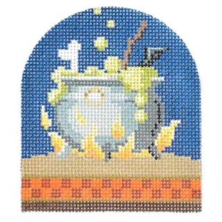 Spooky Object   Cauldron Painted Canvas Kirk & Bradley 
