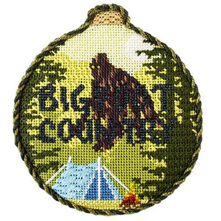 Spooky Spots   Big Foot Country with Stitch Guide Painted Canvas Kirk & Bradley 
