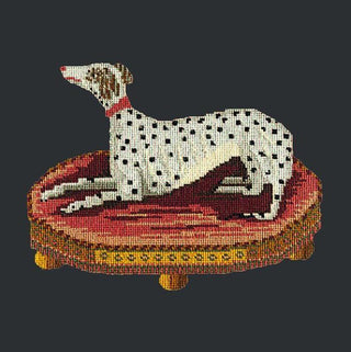 Spotted Dog Needlepoint Kit Kits Elizabeth Bradley Design Black 
