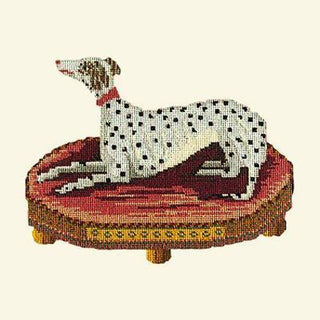 Spotted Dog Needlepoint Kit Kits Elizabeth Bradley Design Winter White 
