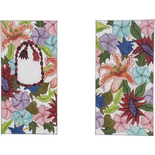 Spring Bouquet Eyeglass Case Painted Canvas The Meredith Collection 