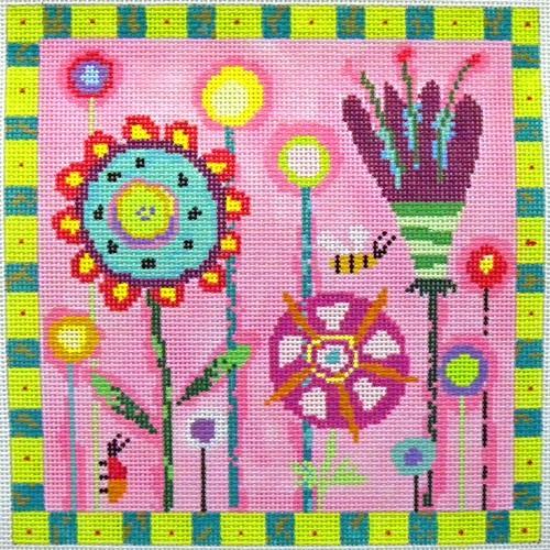 Spring Garden Painted Canvas Birds of a Feather  - 1
