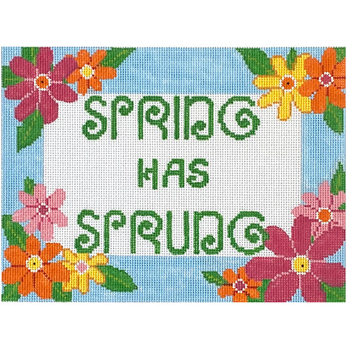 Spring Has Sprung Painted Canvas Pippin  - 1