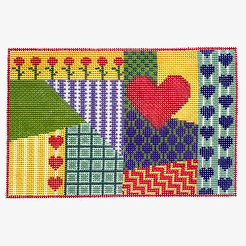 Spring Needle Case Painted Canvas Whimsy & Grace - 1