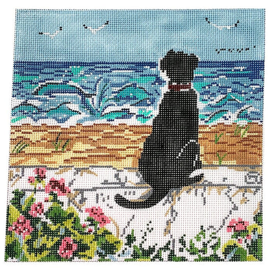 Spring Observer Scene Painted Canvas Cooper Oaks Design 