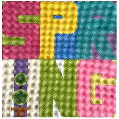 Spring Painted Canvas Raymond Crawford Designs 