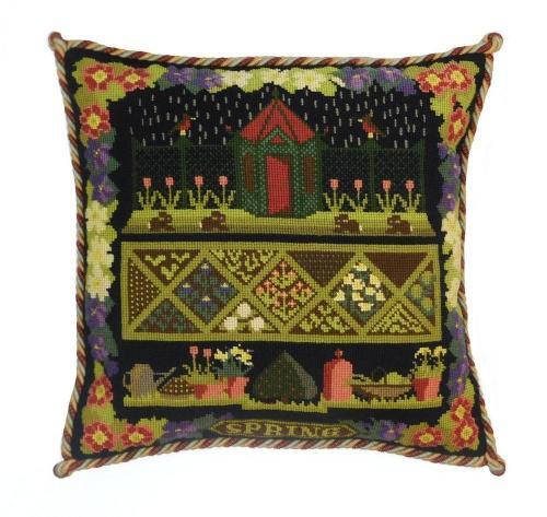 Spring Sampler Needlepoint Kit Kits Elizabeth Bradley Design 
