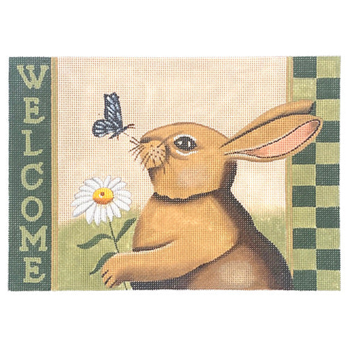 Spring Welcome Painted Canvas PLD Designs 