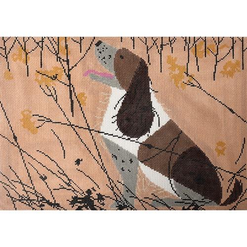 Springer Spaniel Painted Canvas Charley Harper  - 1
