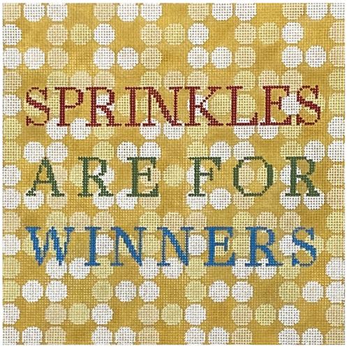 Sprinkles are for Winners Painted Canvas Cooper Oaks Design 